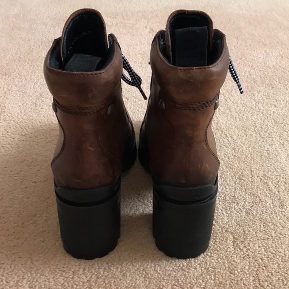 ⭐️HOST PICK⭐️ MIU MIU Leather Combat Boots - Picture 4 of 10